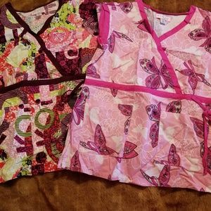 Scrub tops medium